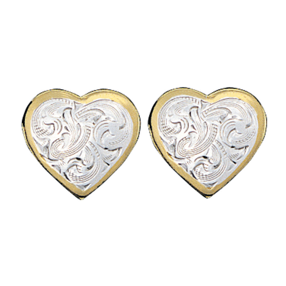 image of Classic Montana Heart Earrings