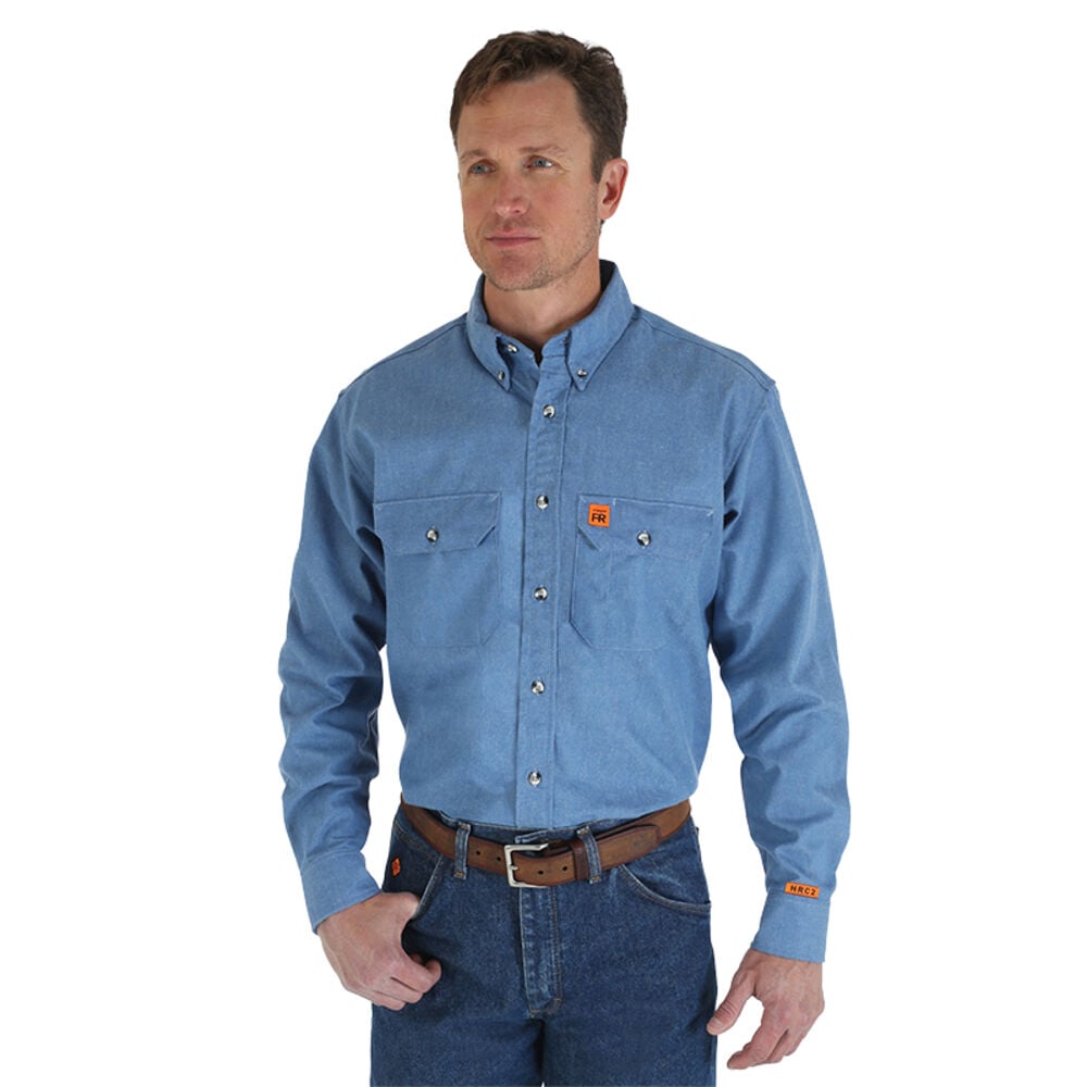 image of Wrangler Men's FR Riggs Workwear High Rise Relaxed Fit Jean, Fire Resistant