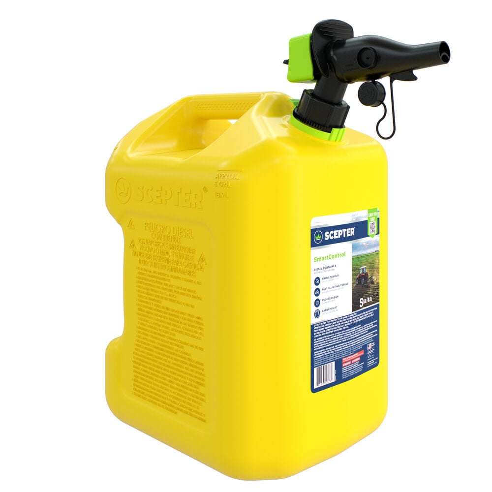 image of Yellow 5 Gallon Smart Control Diesel Container