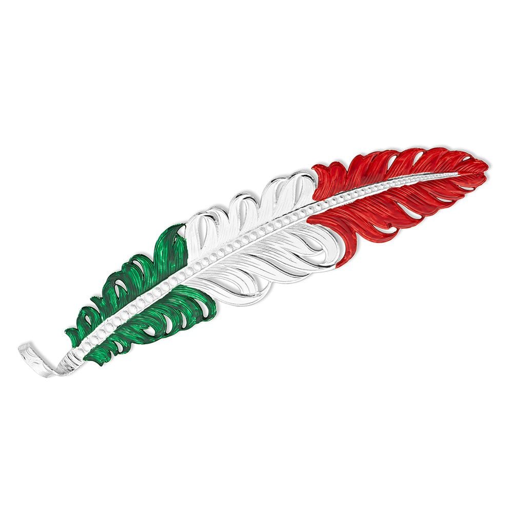 image of Mexico Flag Hat Feather