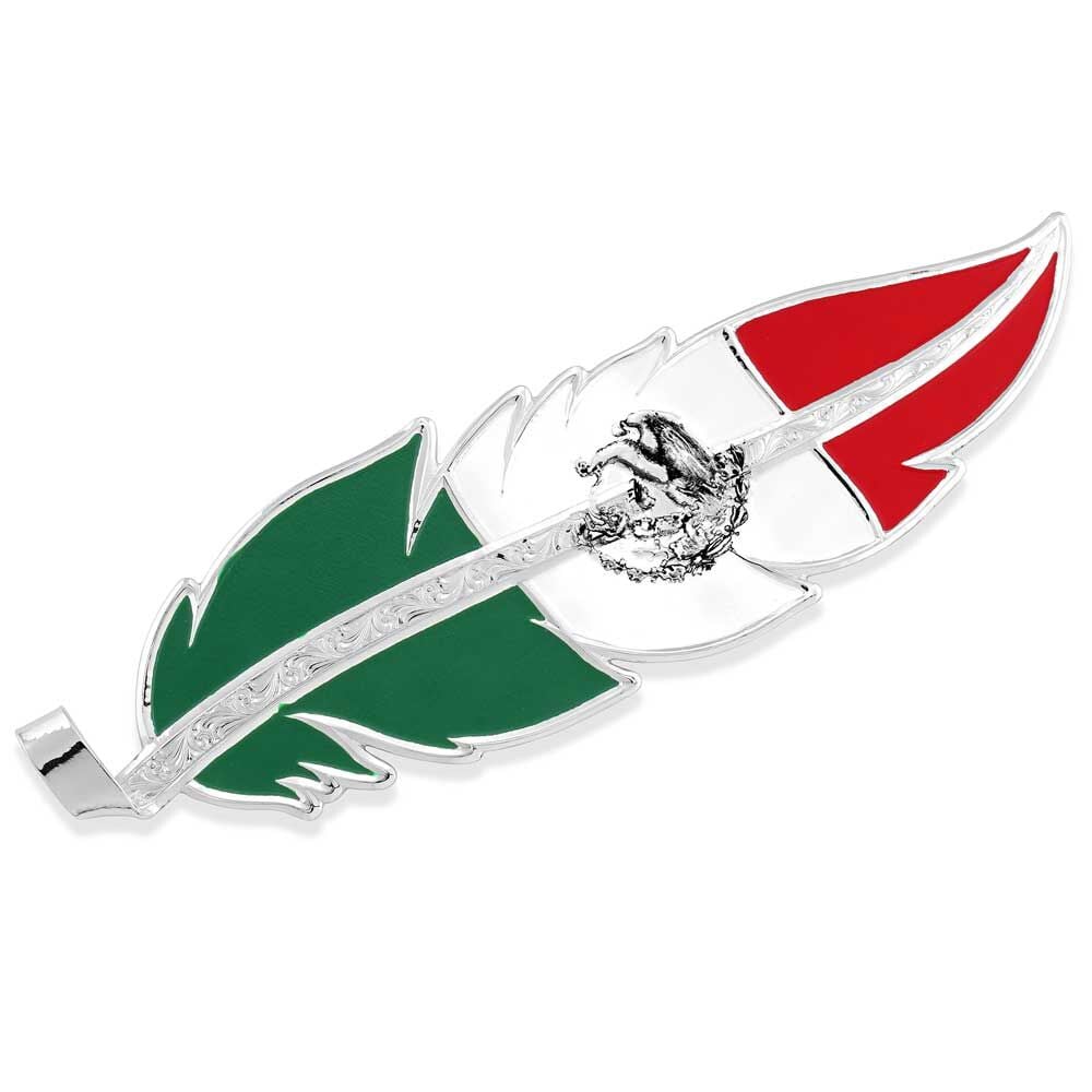 image of Mexico Flag Hat Feather