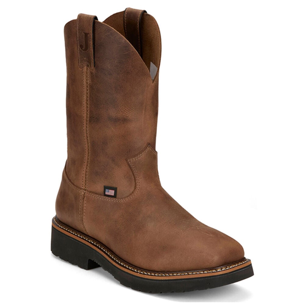 image of 11 in  Men's Ames Pull-On Square Toe Work Boot