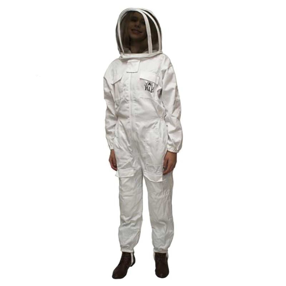 image of Full Beekeeing Suit with Fencing Veil - L