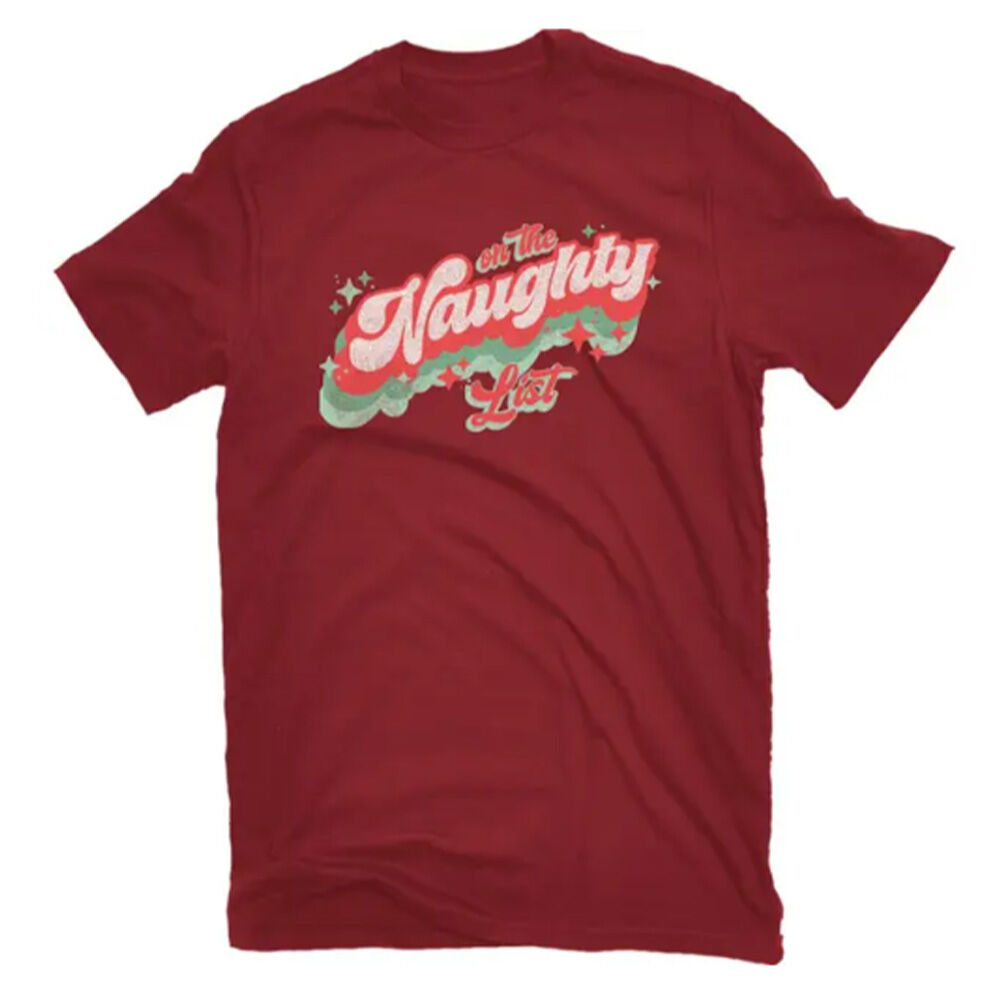 image of Women's On The Naughty List Holiday T-Shirt