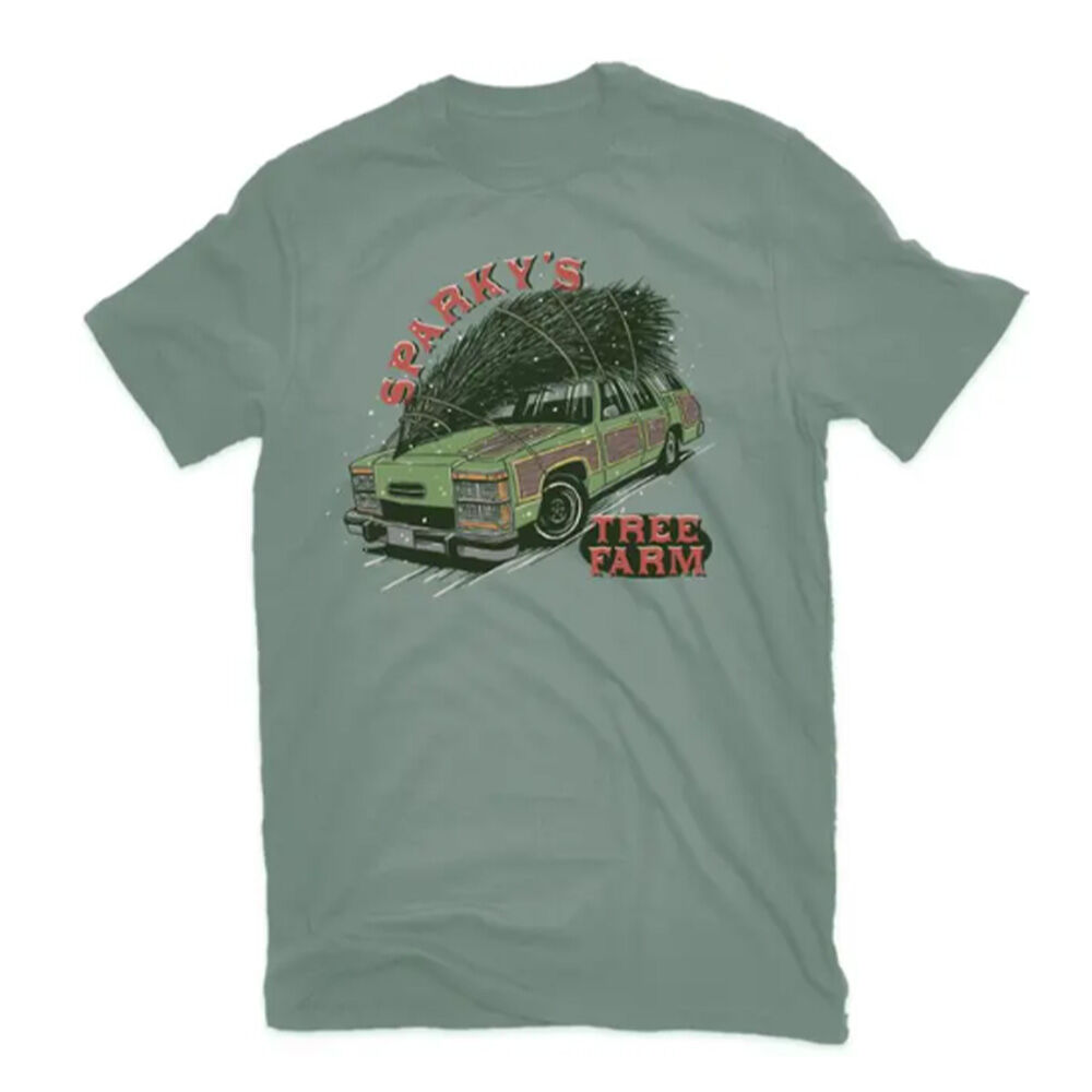 image of Men's Spark's Tree Farm Holiday T-Shirt