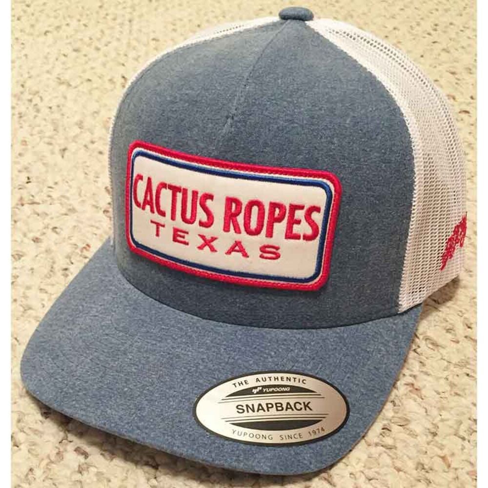 image of Cactus Ropes Denim Snap Back Cap