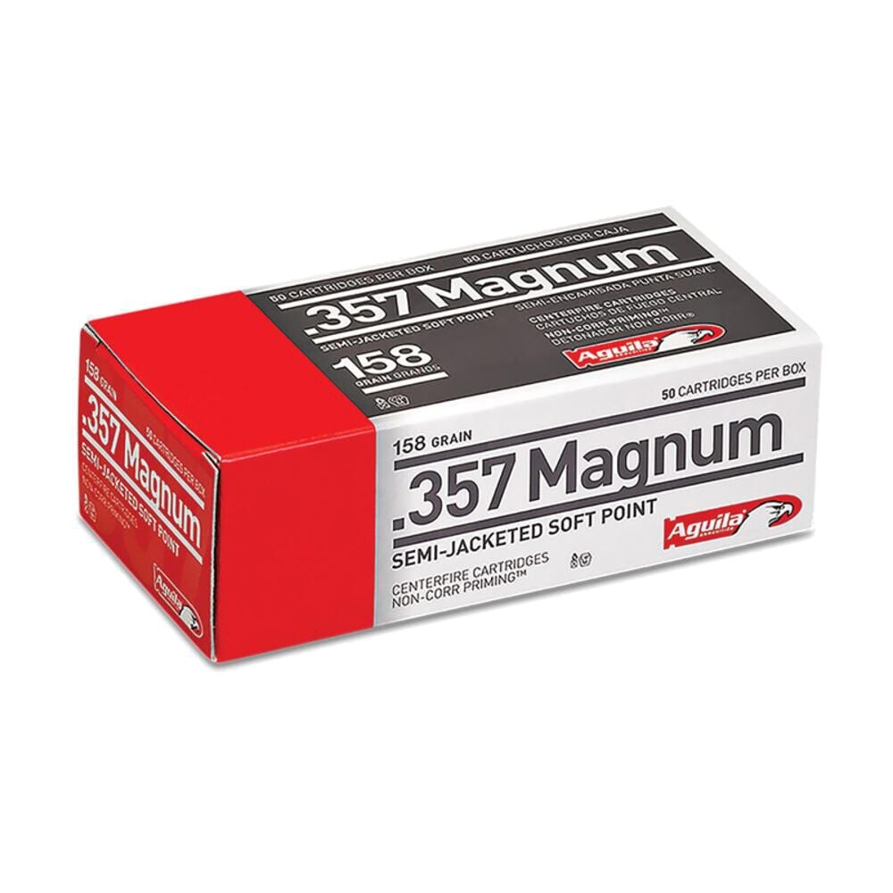 image of .357 Magnum 158 Grain SJSP Handgun Ammunition, 50 rounds