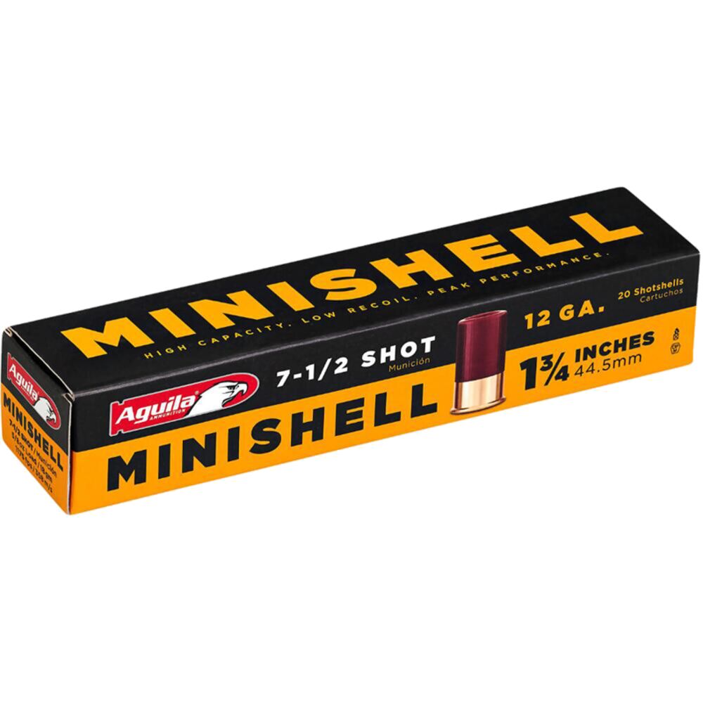 image of 12 Gauge Minishell 7 1/2 Shot Shotgun Ammunition, 25 rds