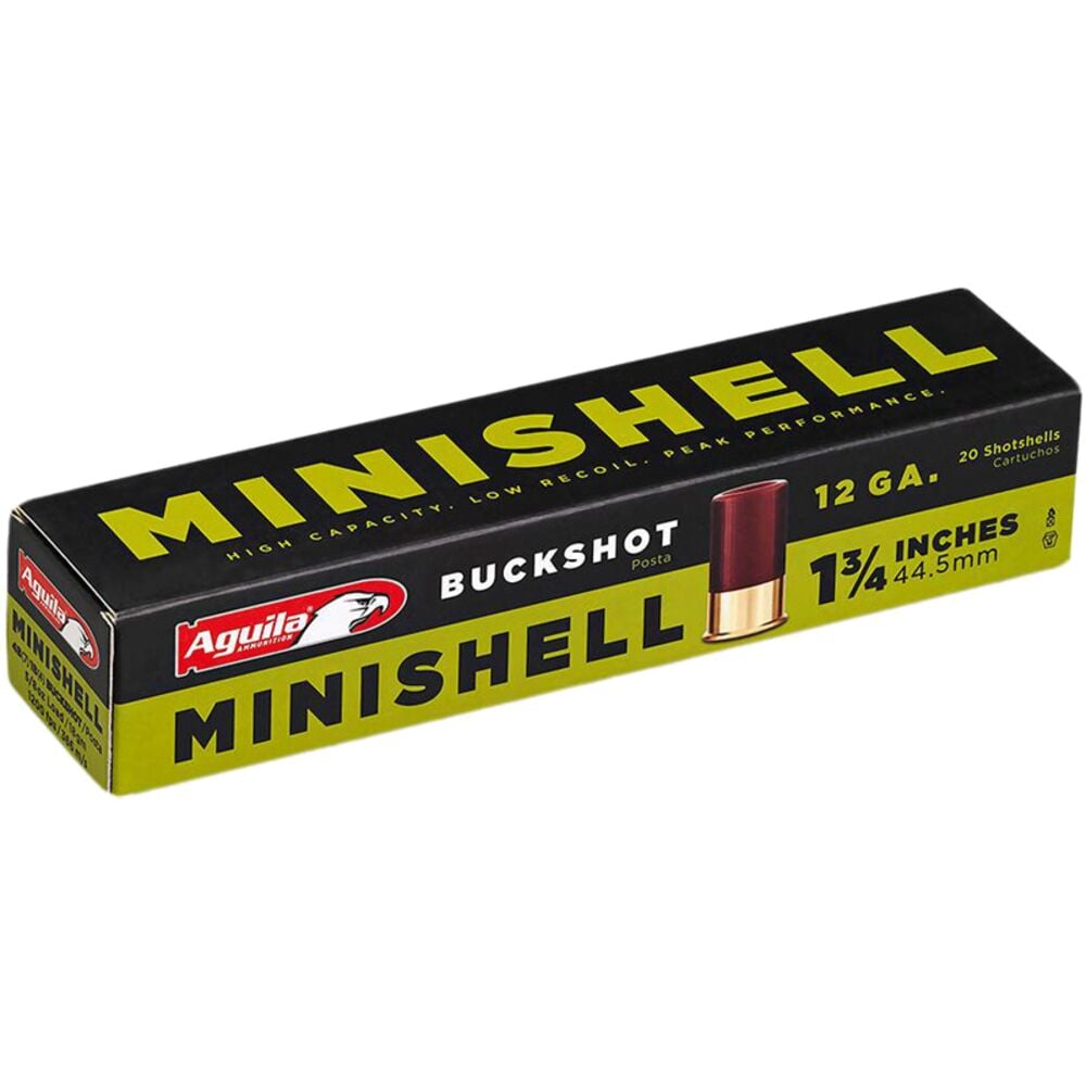 image of 12 Gauge Minishell Buckshot Shotgun Ammunition, 20 rds