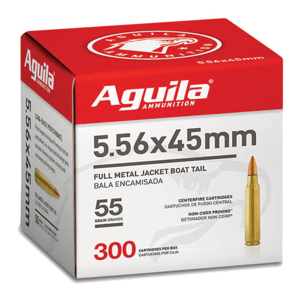 image of 5.56x45mm 62 Grain FMJ Rifle Ammunition, 300 rds