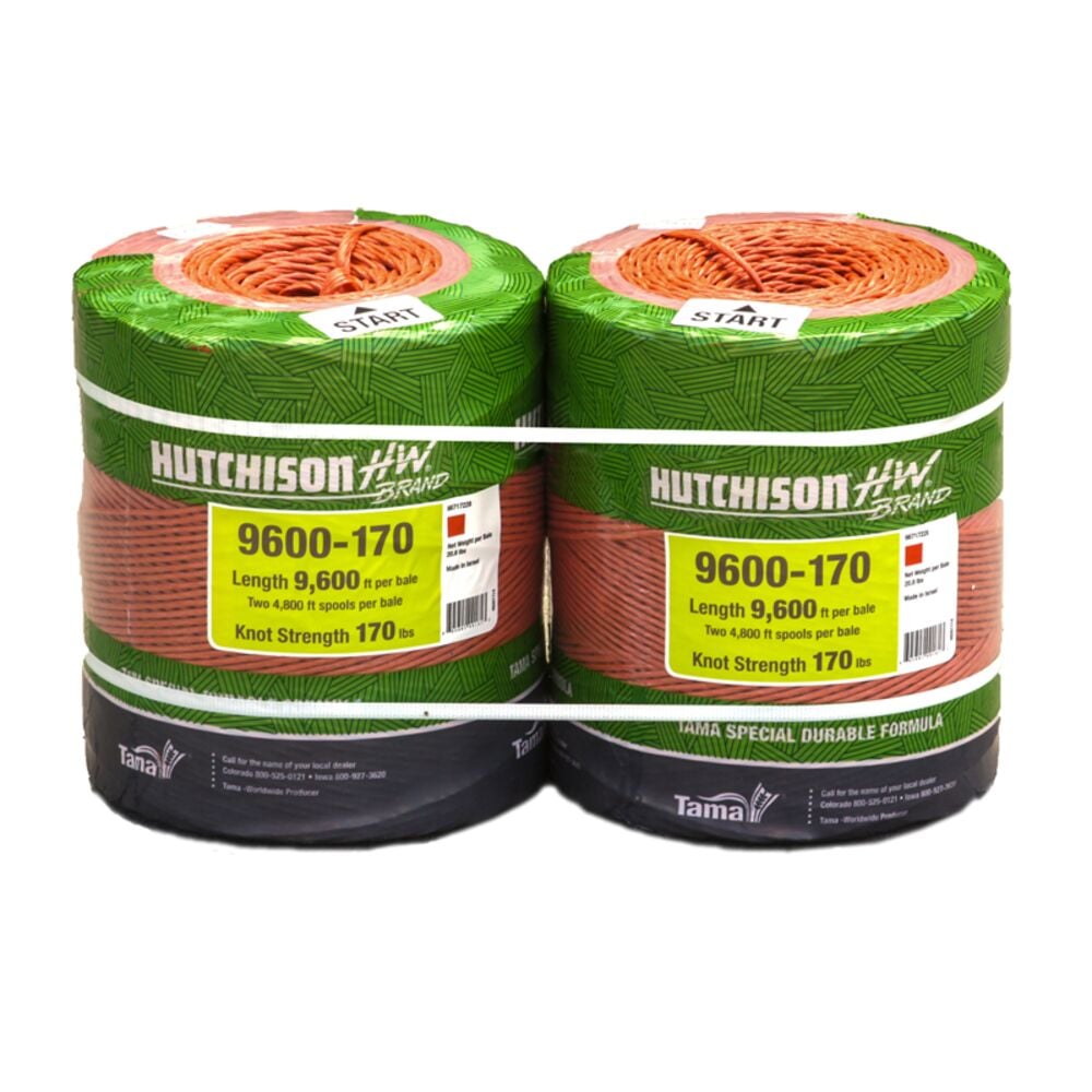 image of  Tama Double Ball Heavy Duty Rust Baler Twine, 170 lbs, 9600 ft
