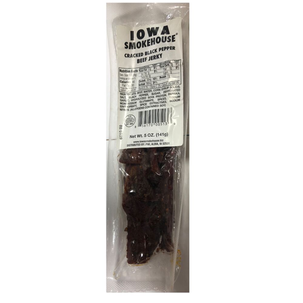 image of Cracked Black Pepper Beef Jerky, 5 oz