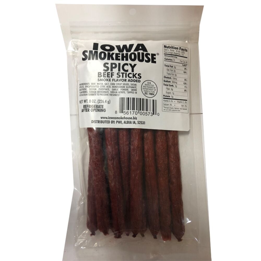 image of Spicy Beef Sticks, 8 oz