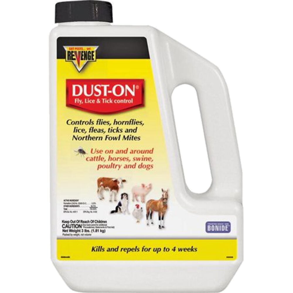 image of Bonide Revenge Dust-On Fly/Lice/Tick Control, 4 lb.