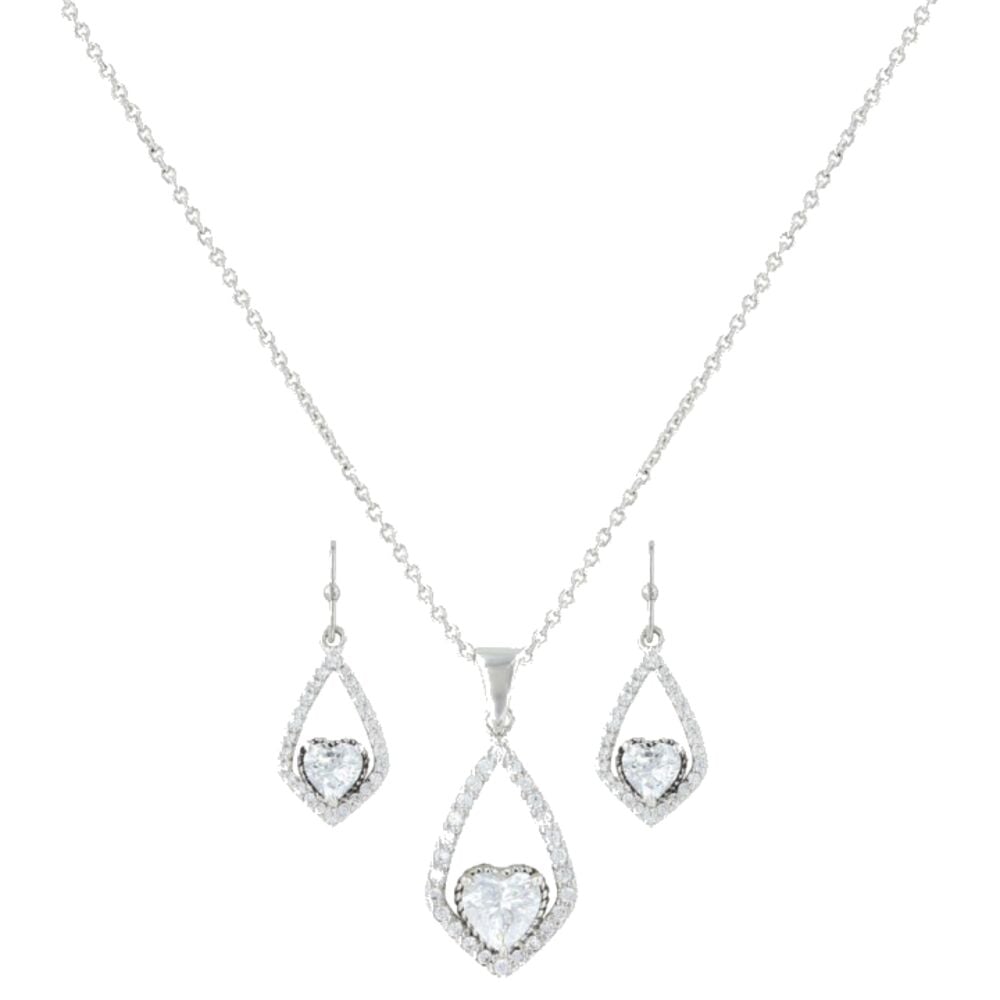 image of Hearts on a Swing Jewelry Set