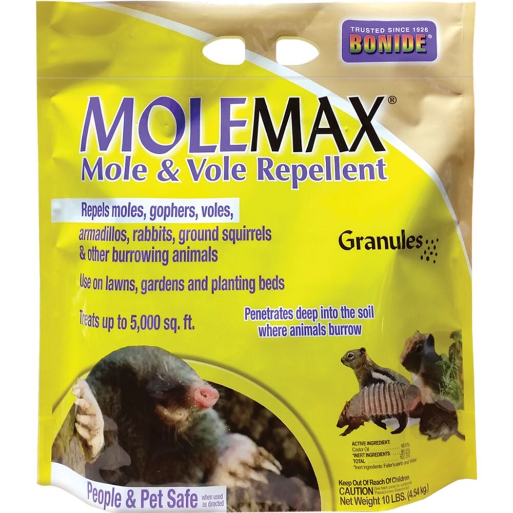 image of MoleMax Mole and Vole Repellent, 10 lbs