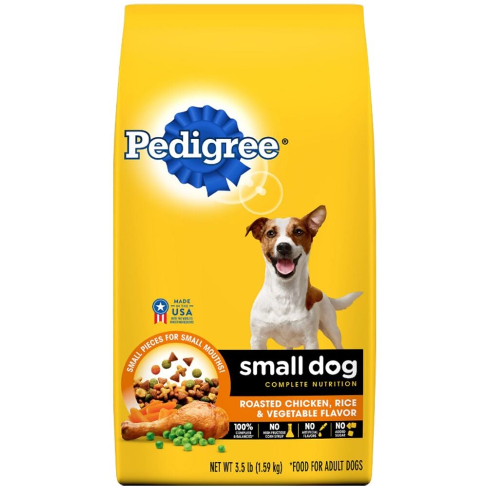 image of Small Dog Complete Nutrition Roasted Chicken, Rice & Vegetable Dog Food, 3.5 lbs