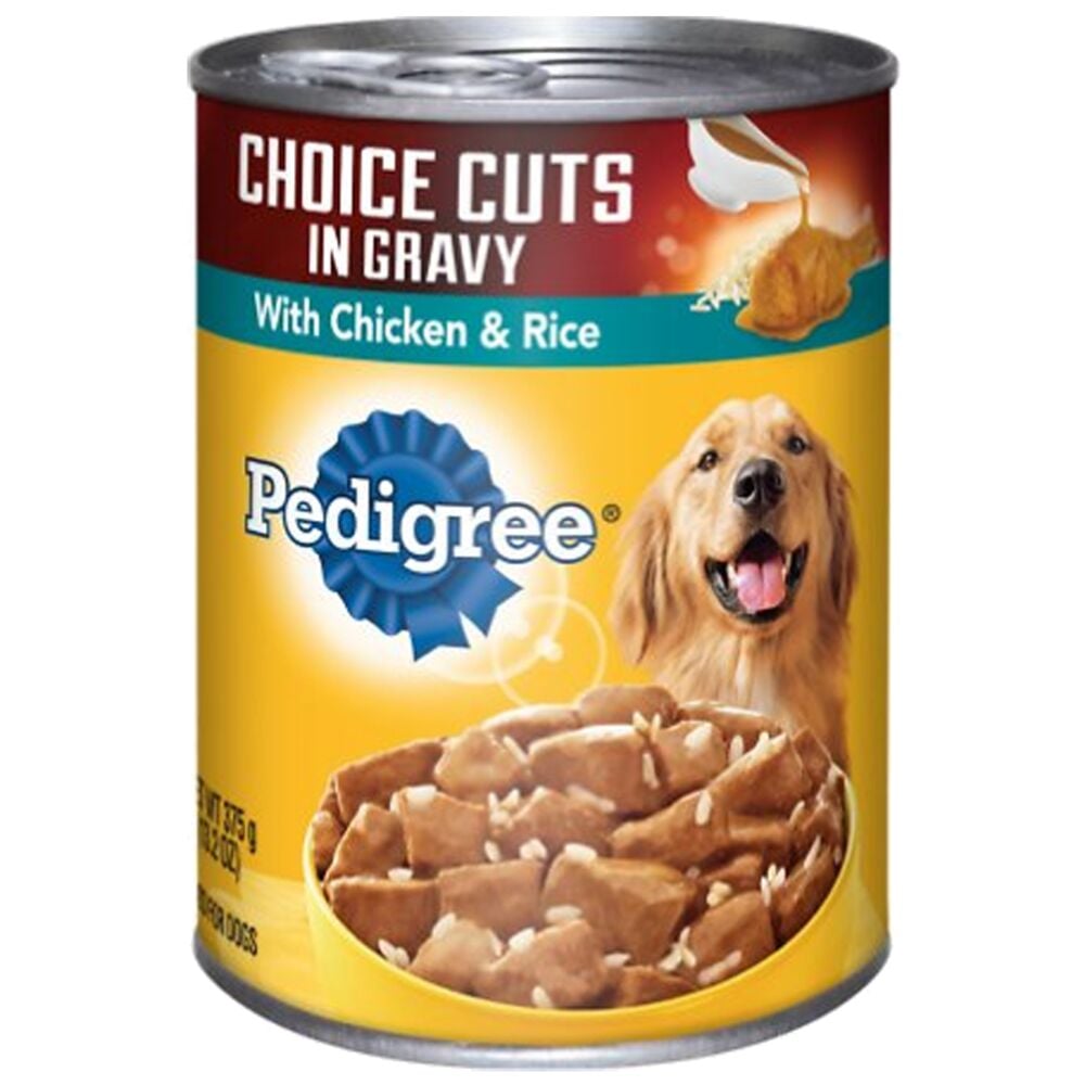 image of Choice Cuts in Gravy with Chicken & Rice Dog Food, 13.2 oz
