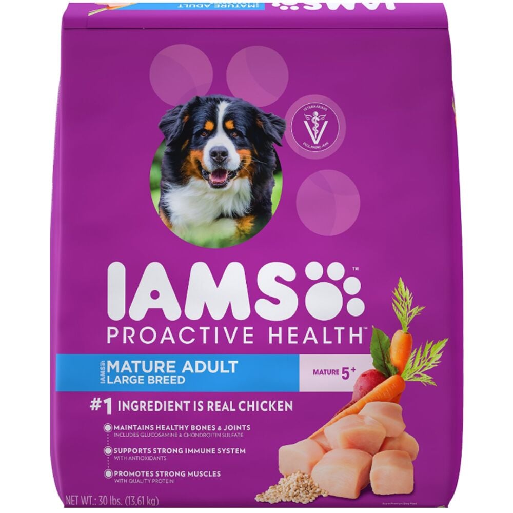 image of Proactive Health Mature Adult Large Breed Dog Food, 30 lbs