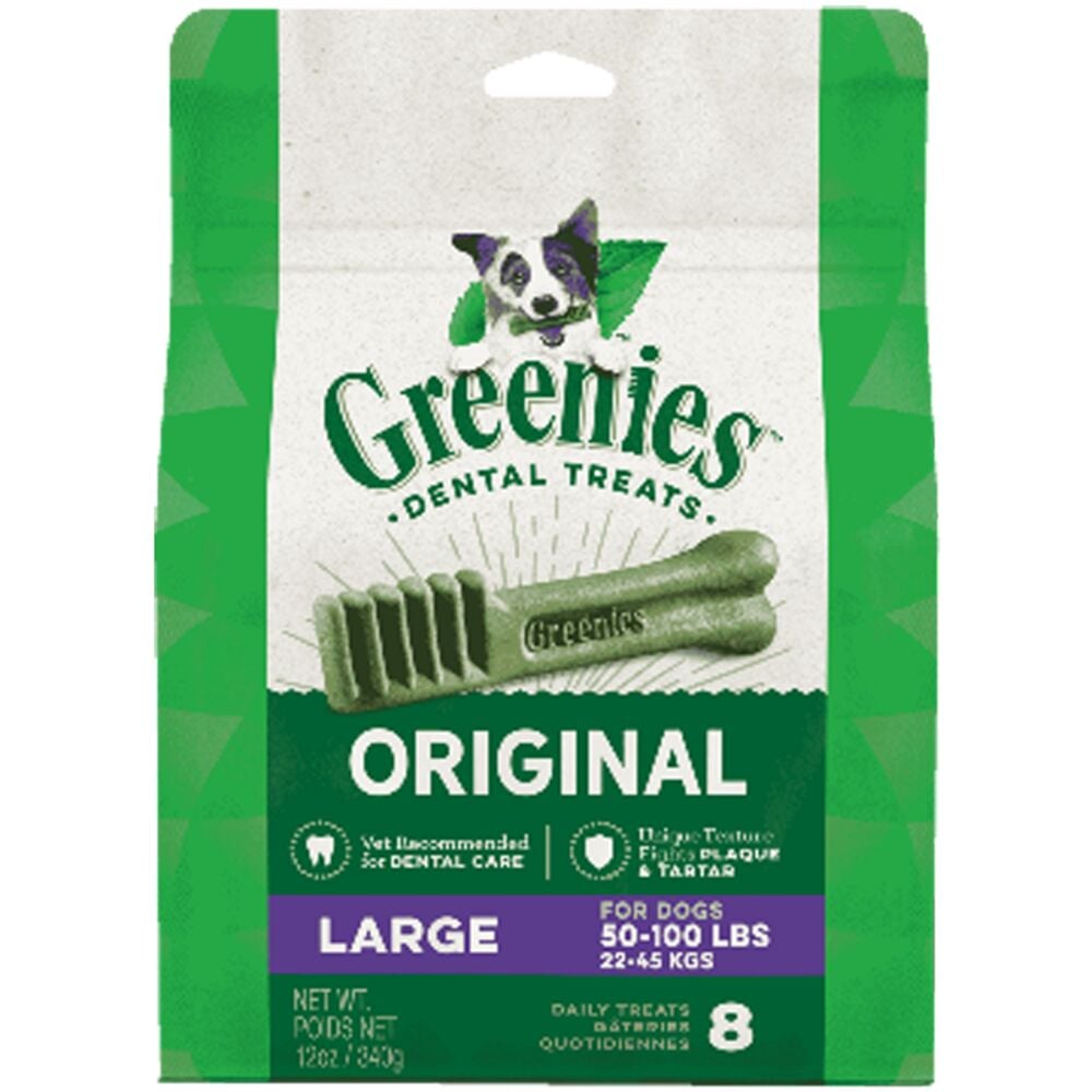 image of Original Large Dog Dental Treats, 12 oz