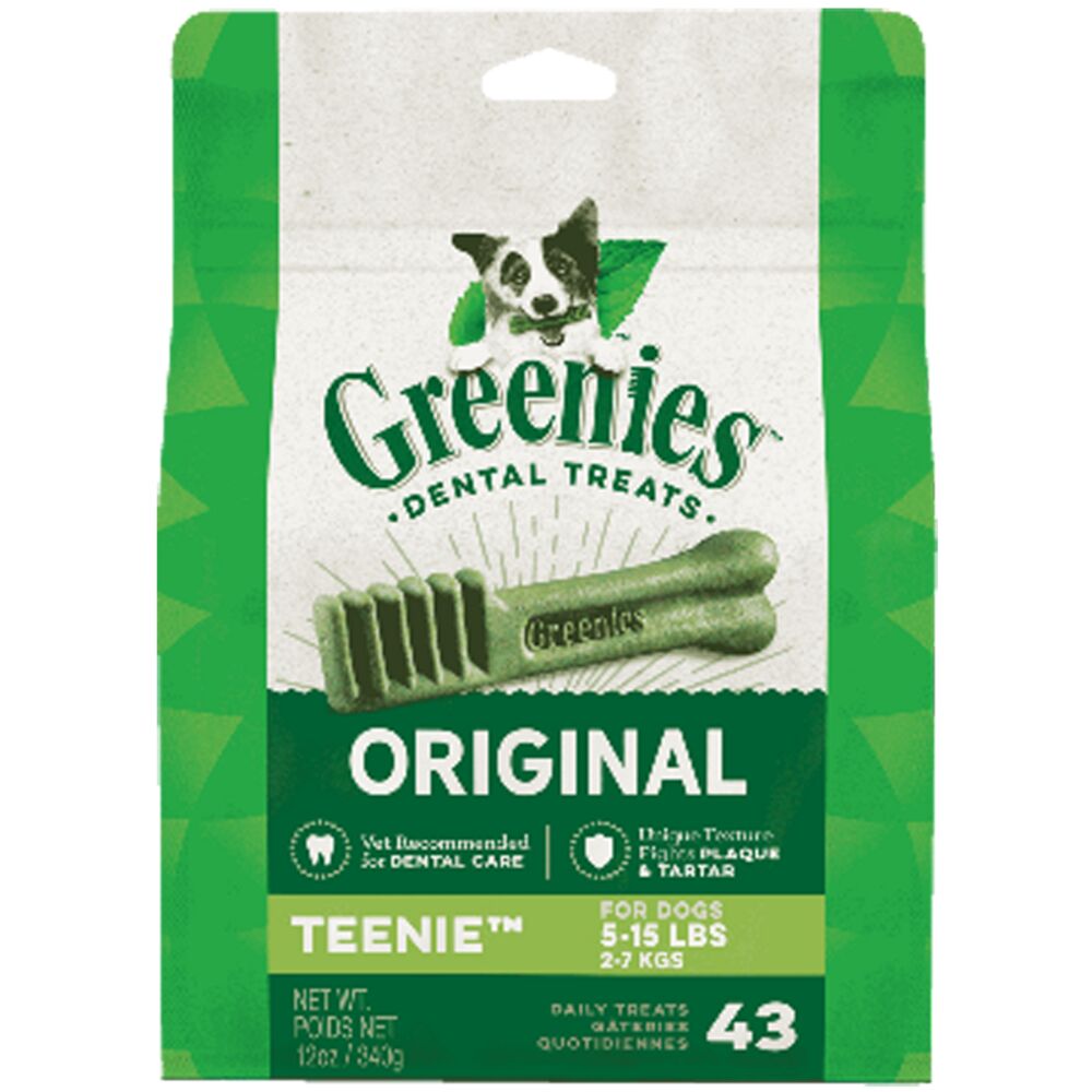 image of Original Teenie Dog Dental Treats, 12 oz