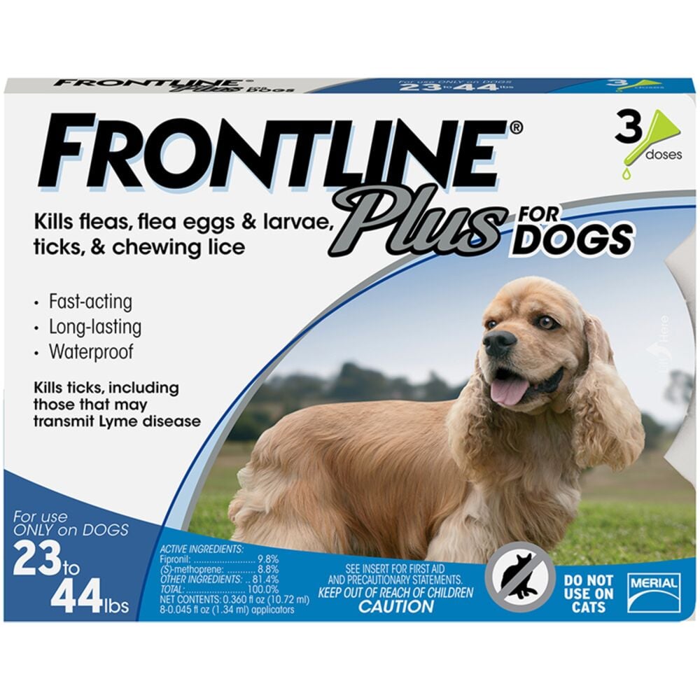 image of Flea and Tick Treatment for Medium Dogs, 3 doses