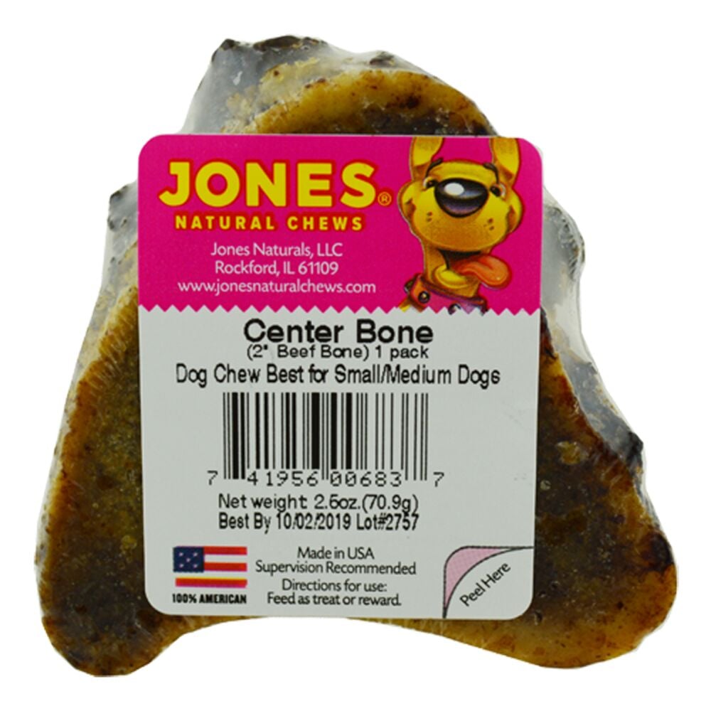 image of 2-in Beef Center Bone, 3 pack