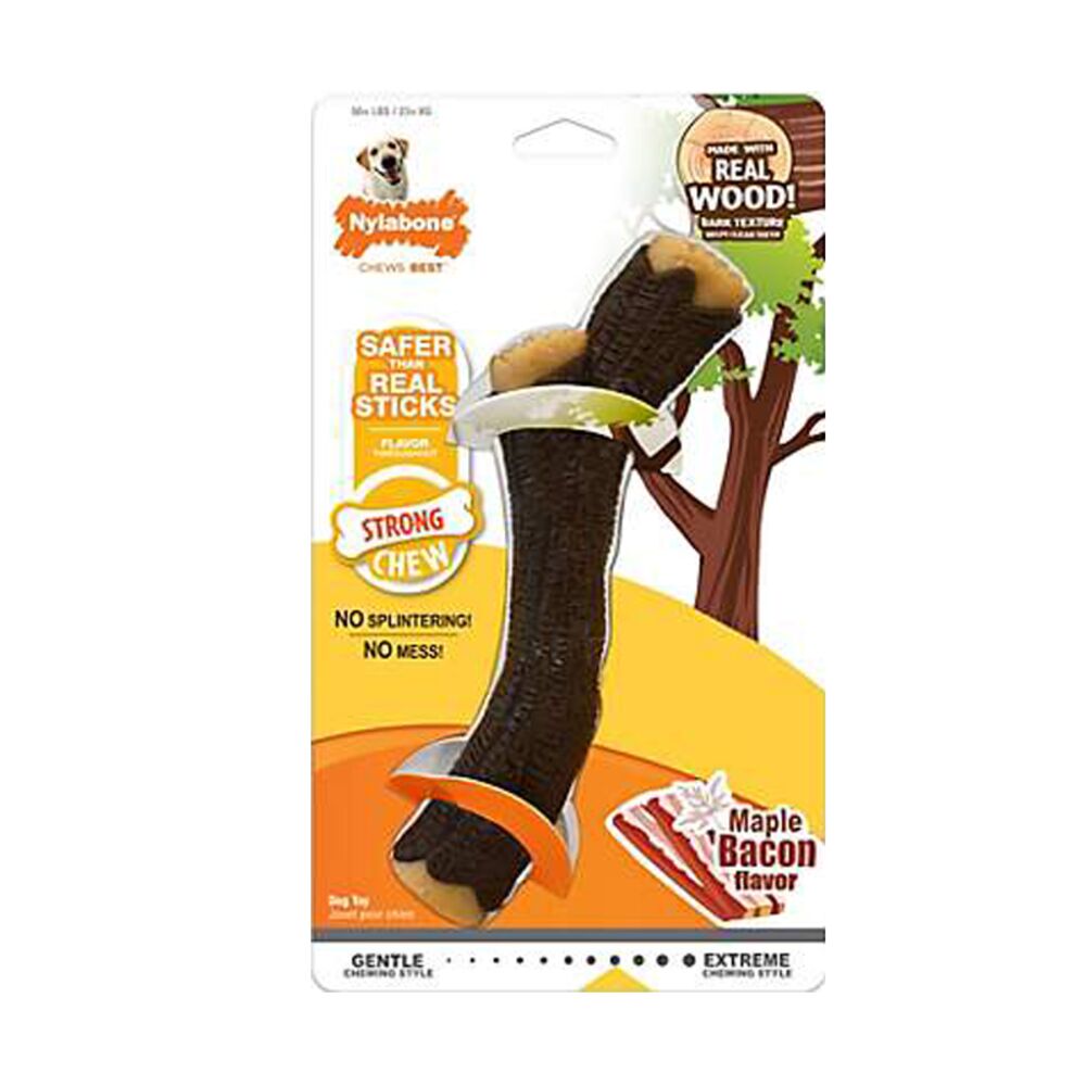 image of Strong Chew Real Wood Stick Dog Toy