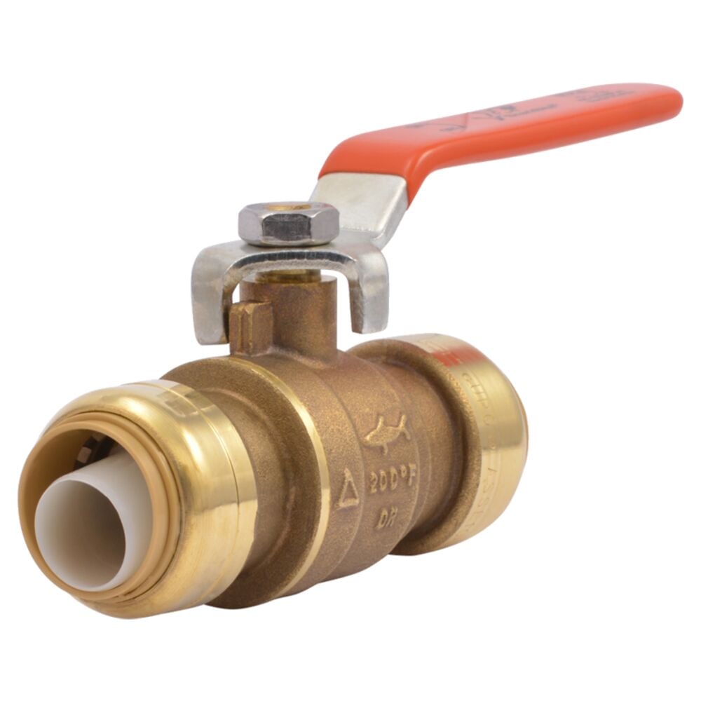image of Push-Fit Ball Valve, 3/4-in x 3/4-in
