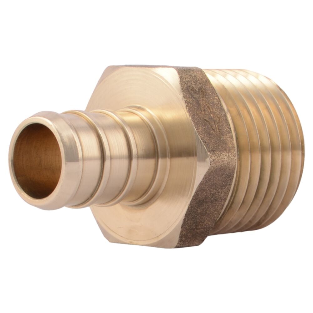 image of Pex MNPT Barb Threaded Male Adapter, 1/2-in x 1/2-in