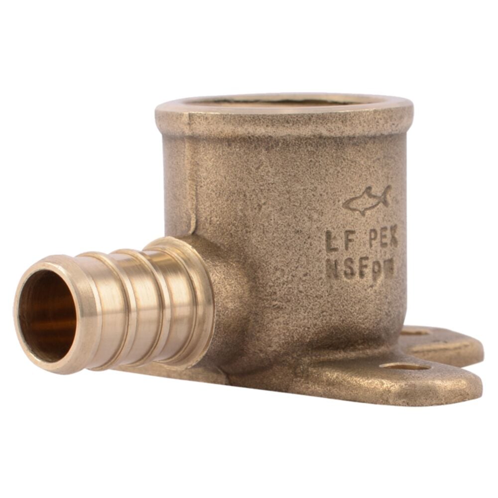 image of Pex FNPT Barb Drop Ear Elbow, 1/2-in x 1/2-in