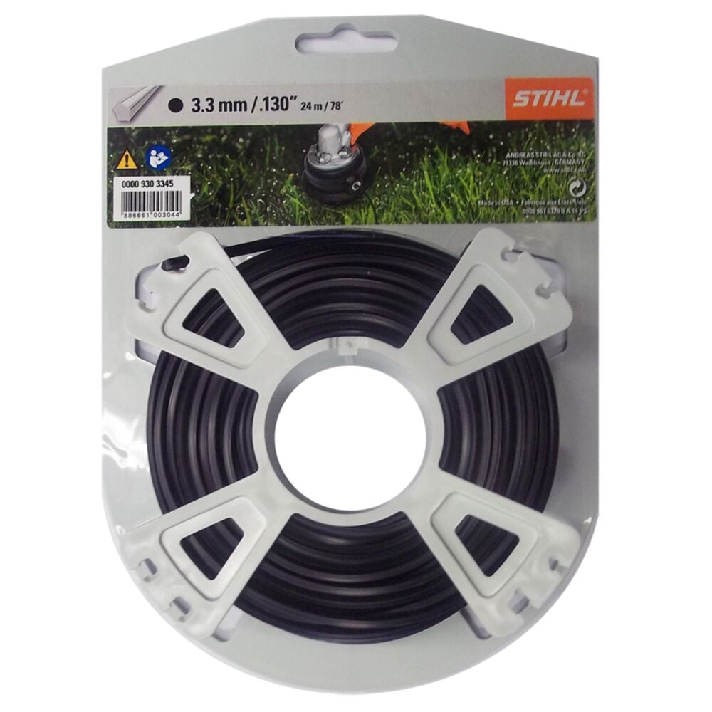 image of .130 Black Pentagon Trimmer Line, 78-ft