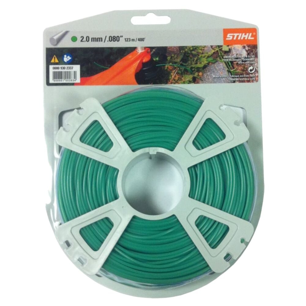 image of 0.080-in Green Round Trimmer Line, 400-ft