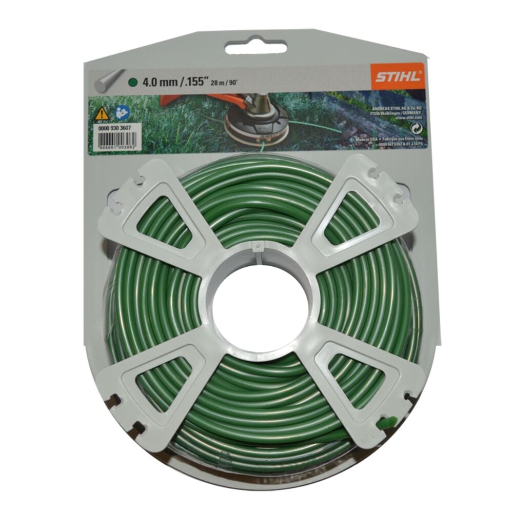 image of .155 Green Round Trimmer Line, 90-ft