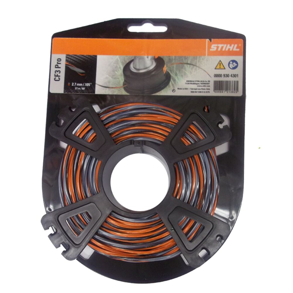 image of .105 Commercial Round Trimmer Line, 27MX, 88-ft