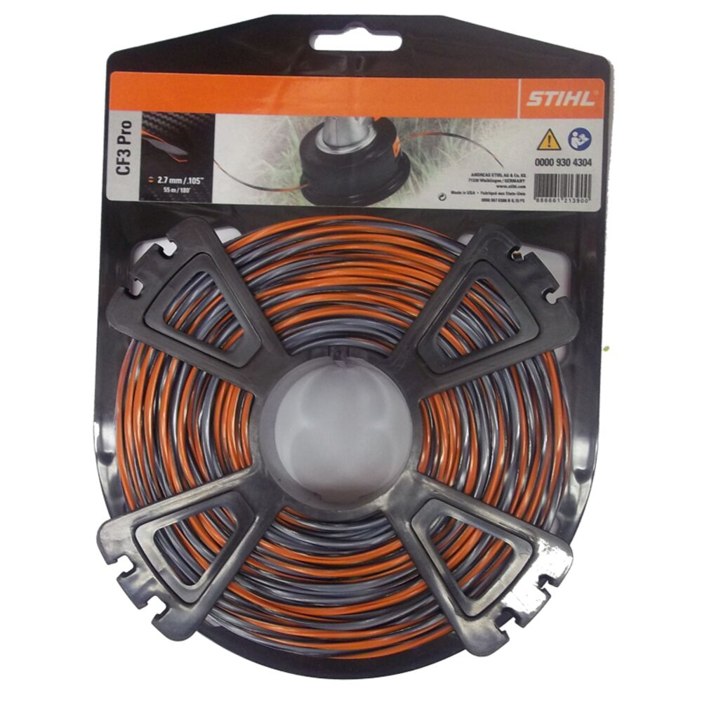 image of .105 Commercial Round Trimmer Line, 55MX, 180-ft