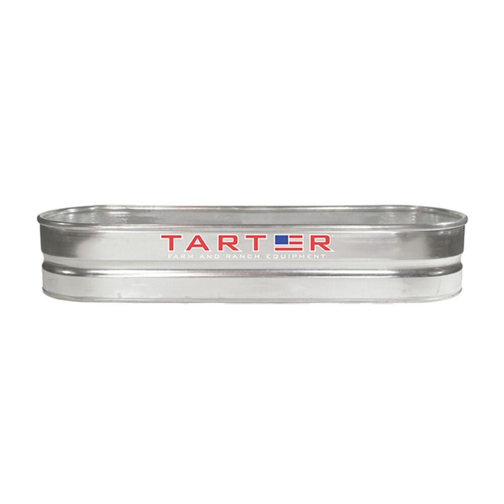 image of Oval Galvanized Stock Tank, 70-gallon