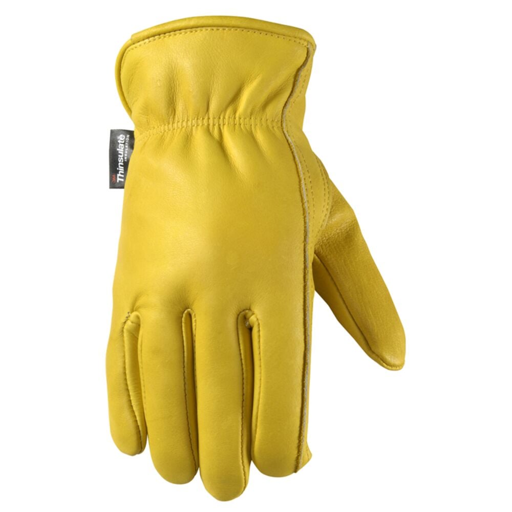 image of Leather Work Gloves, Insulated Grain Cowhide