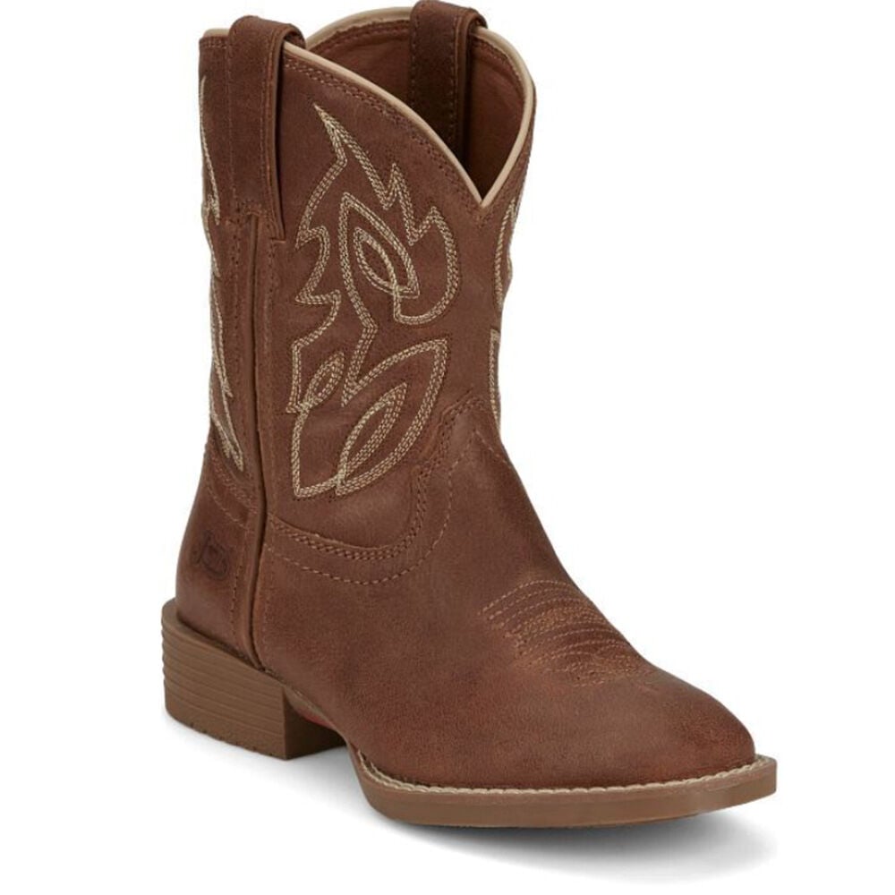 image of Boy's Brown Canter Western Boots