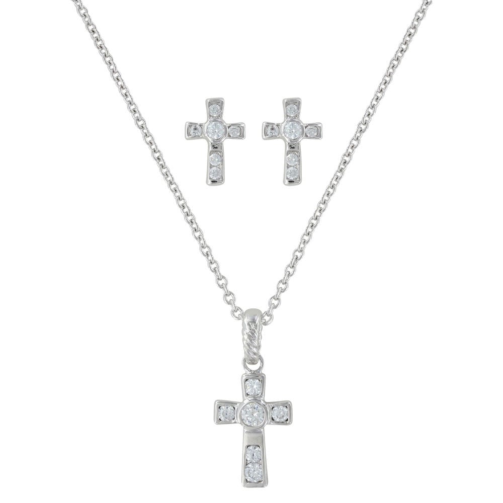 image of A Mark of Faith Cross Jewelry Set