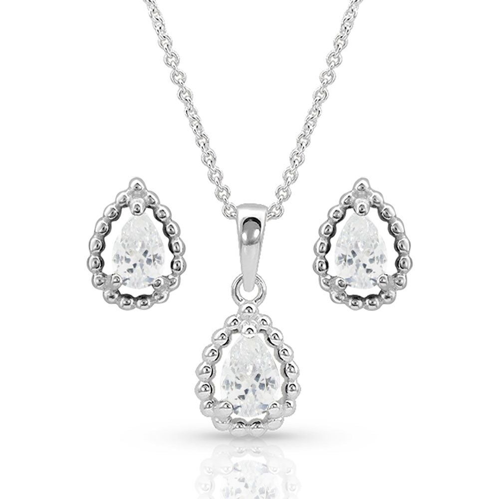 image of Arctic Rain Teardrop Jewelry Set
