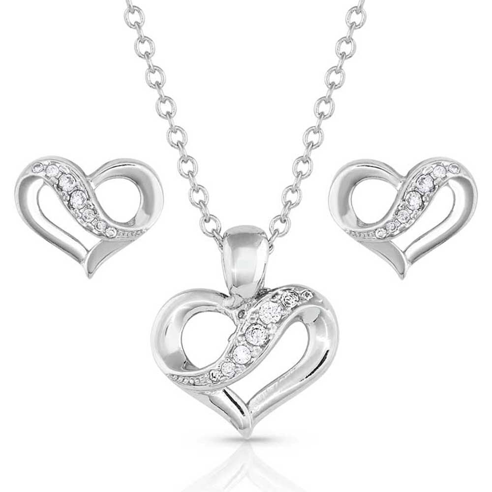 image of Ribbon 'Round My Heart Jewelry Set