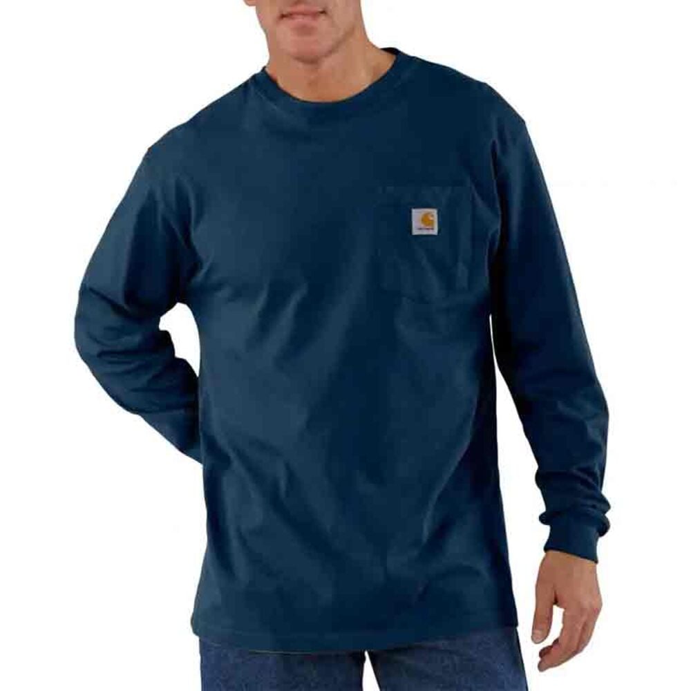 image of Men's Workwear Long Sleeve Pocket Tee
