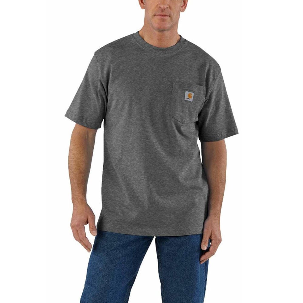 image of Men's K87 Workwear Short Sleeve Pocket Tee- Carbon