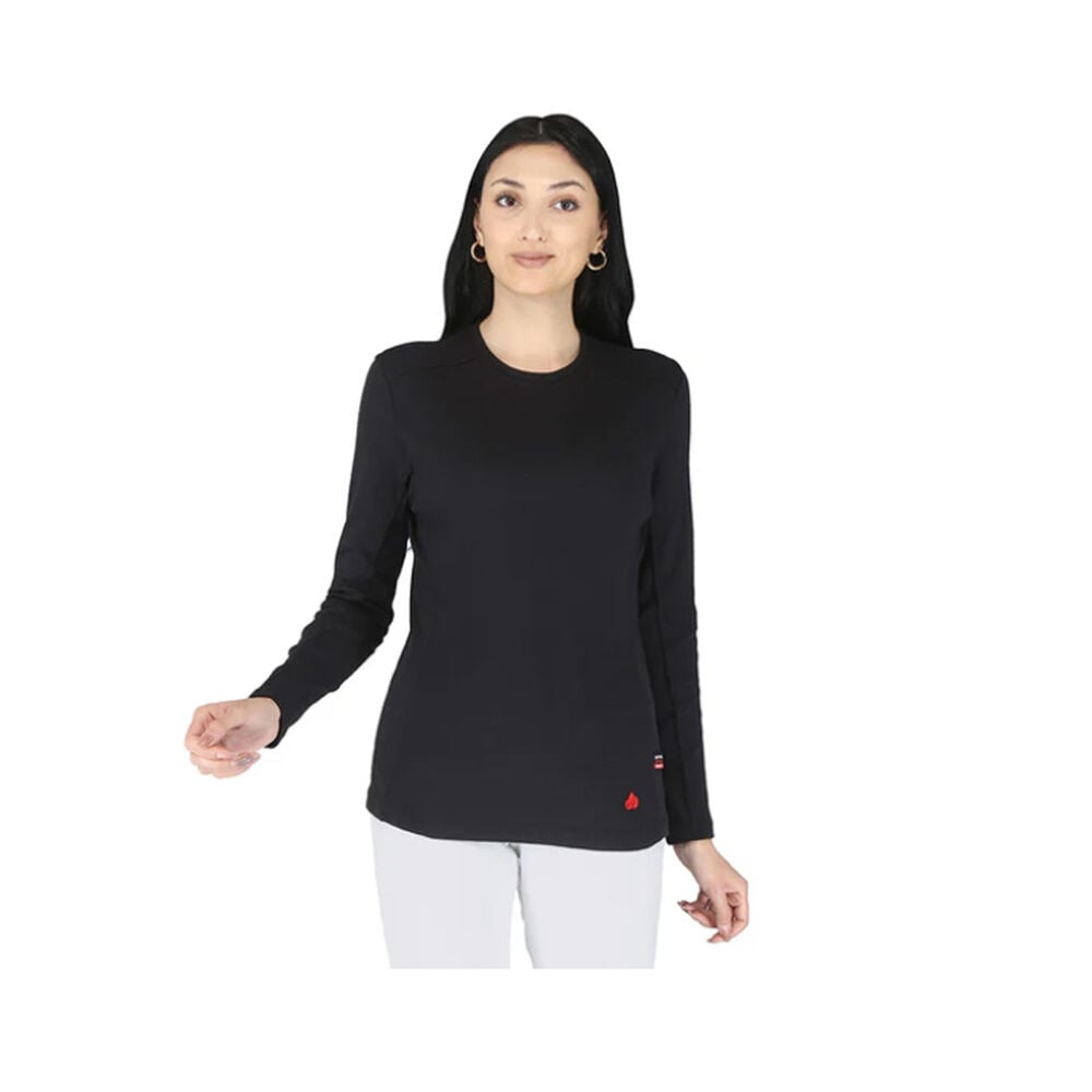 image of Women's Long Sleeve FR Crew Neck T-shirt-