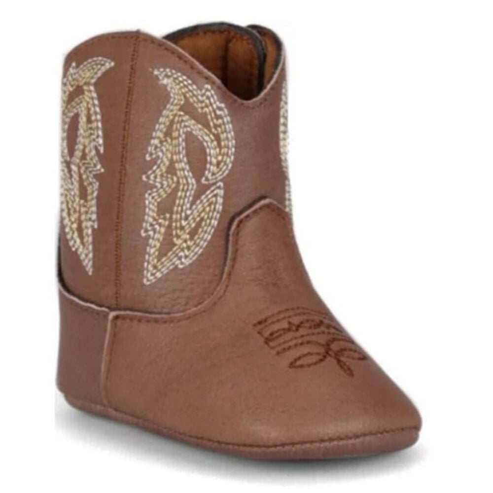 image of Boy's Infant Walnut Brown Baby Canter Slip On Boots