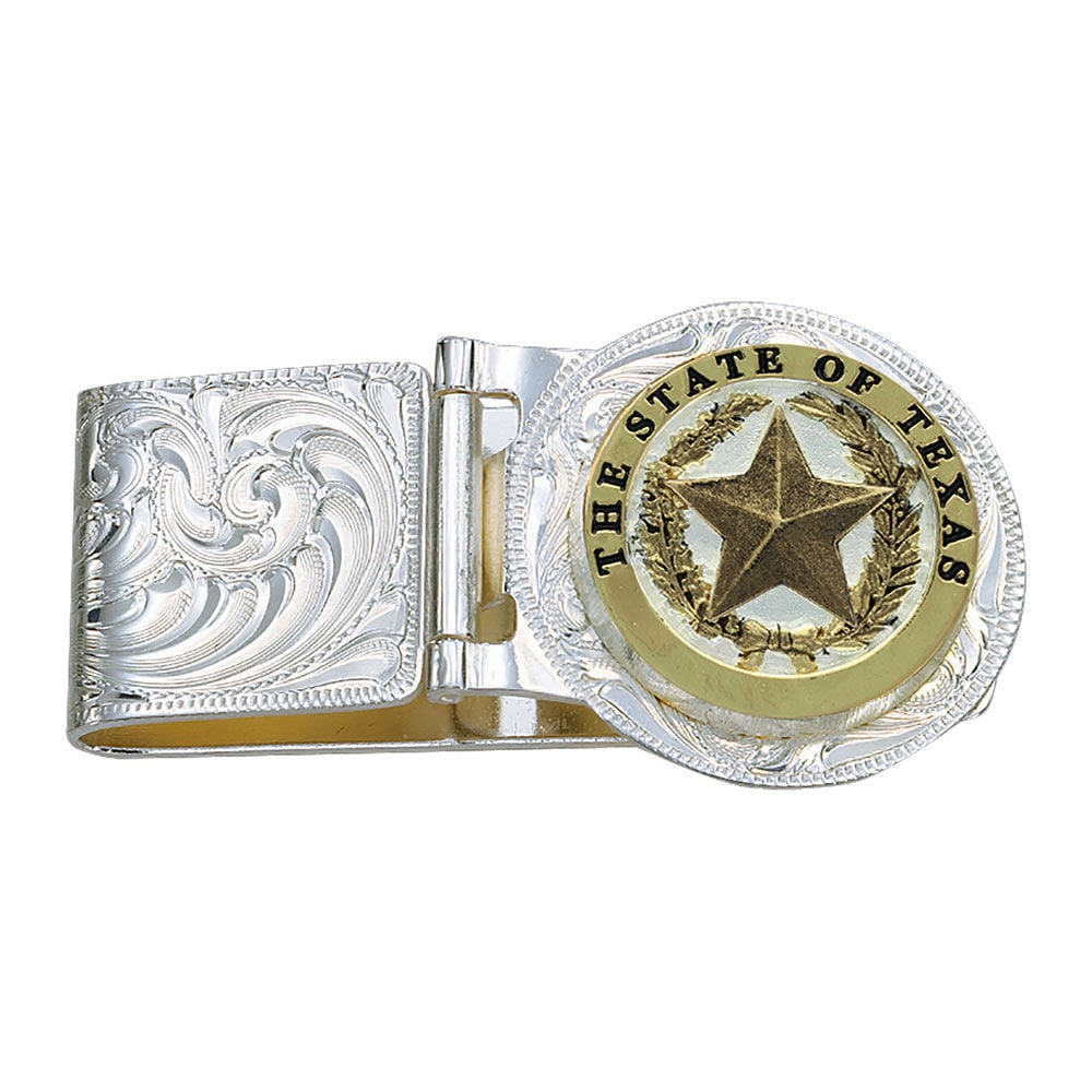 image of Texas Star Hinged Money Clip