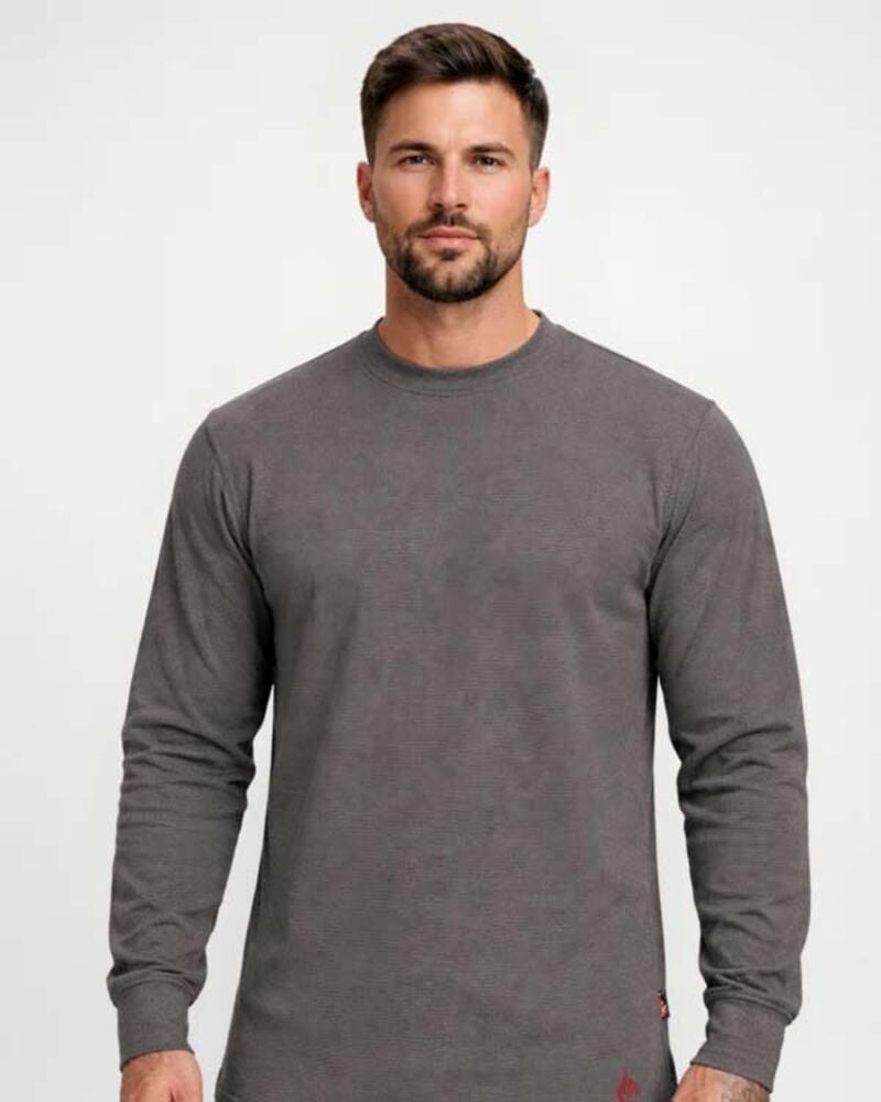 image of Men's Base Layer Tshirt, Charcoal Gray