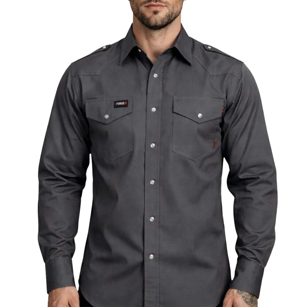 image of Men's FR Snap Button Nap Ripstop Shirt
