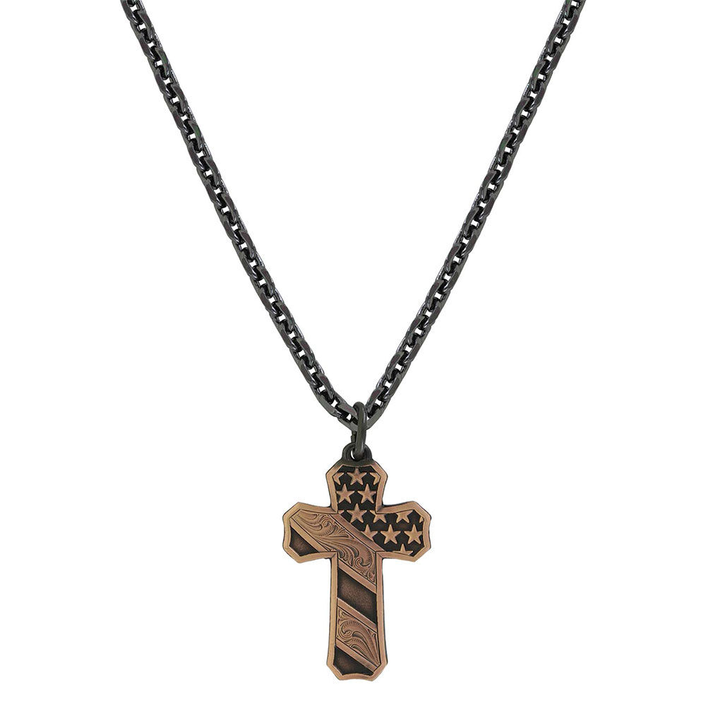 image of Faded Glory Cross Necklace